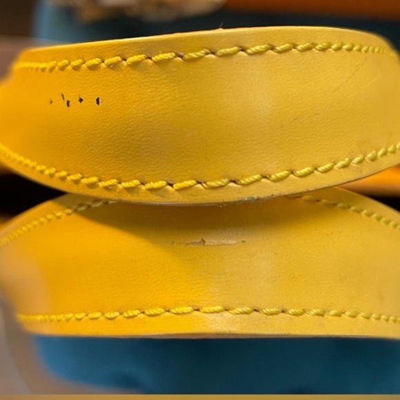 Authentic Louis Vuitton Yellow/Purple Epi Saint Jacques Hand Bag - Picture 7 of 8